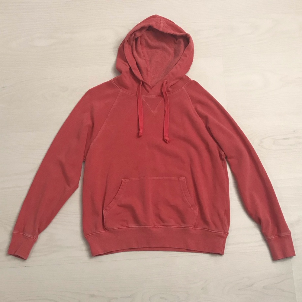 coral hoodie